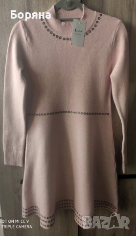 НАМАЛЕНА - Нова кашмирена рокля бутик LBD, снимка 9 - Рокли - 41663304