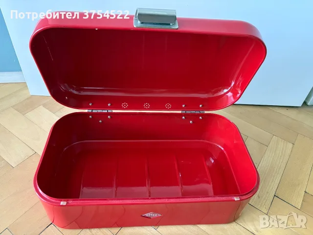 Кутия за хляб Wesco Grandy червена, снимка 4 - Кутии за храна - 55977480