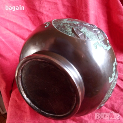Уникален бронзов съд., снимка 8 - Антикварни и старинни предмети - 53757962
