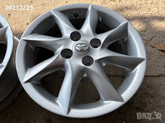 4 броя алуминиеви джанти за Тоyota Yaris 15, снимка 10 - Гуми и джанти - 56165519