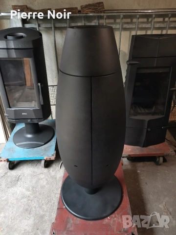 Дизайнерска чугунена печка / камина на дърва , снимка 7 - Отоплителни печки - 48199722