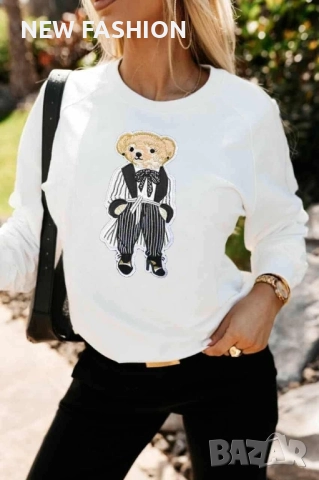 Дамски Памучени Блузи ✨, снимка 4 - Блузи с дълъг ръкав и пуловери - 52239604