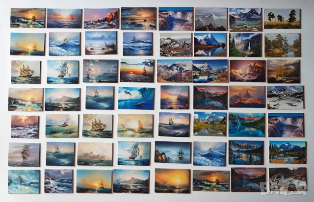 Картини с морски и планински пейзажи, 10см/15см, снимка 1