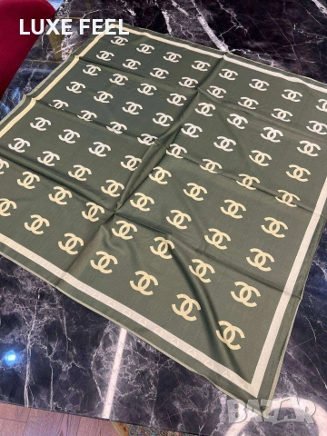 Дамски Шалове - Коприна ⚜️ Chanel 