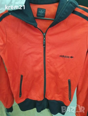 Adidas дамско червено горнище размер 36. s, снимка 10 - Спортни екипи - 38653605
