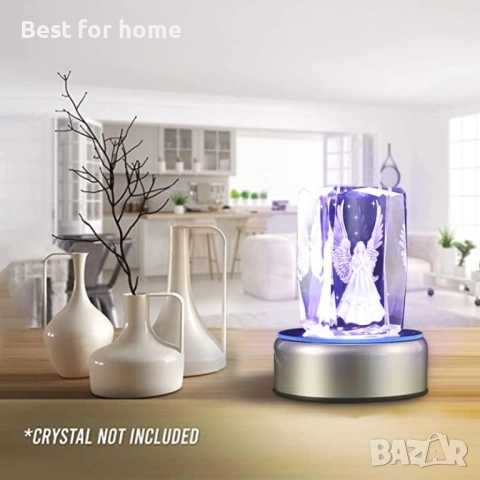 Въртяща се стойка за дисплей, осветителна основа, цветна стойка за чаши, въртяща се чаша, снимка 6 - Други стоки за дома - 53697282