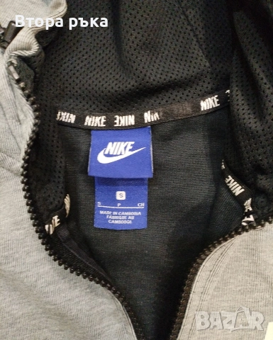 Nike fleece горнище мъжка оригинален , снимка 5 - Спортни дрехи, екипи - 52931904