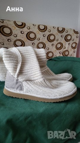плетени ugg ботушки, снимка 4 - Дамски ботуши - 44497938