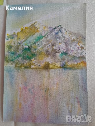 Картина: "Езеро в Рила", снимка 1