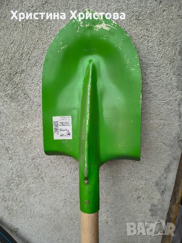 Лопата права (бел) с дървена дръжка, снимка 2 - Градински инструменти - 53483918