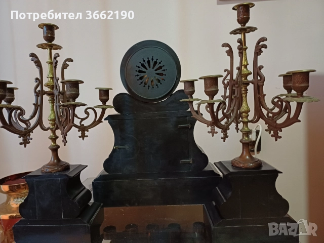 Каминен часовник, снимка 4 - Други ценни предмети - 52427991