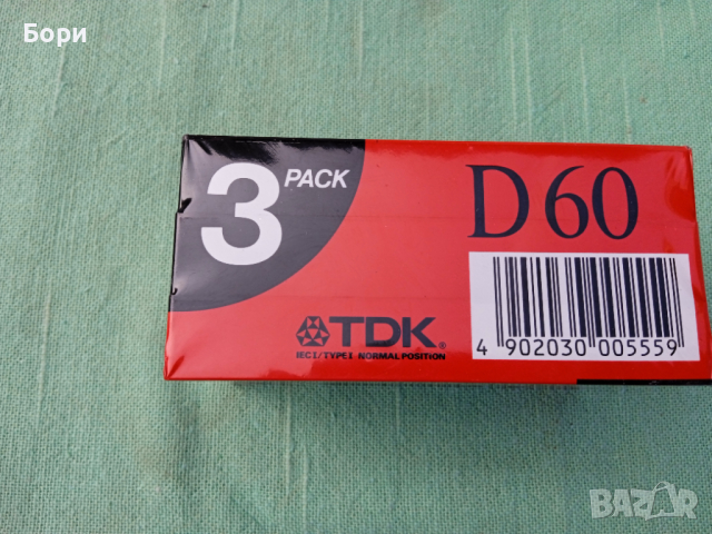 Нови TDK D60 Аудио касети 3 броя, снимка 4 - Аудио касети - 36264447