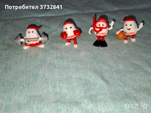 Киндер фигурки на яйца спортисти, снимка 4 - Колекции - 52631967