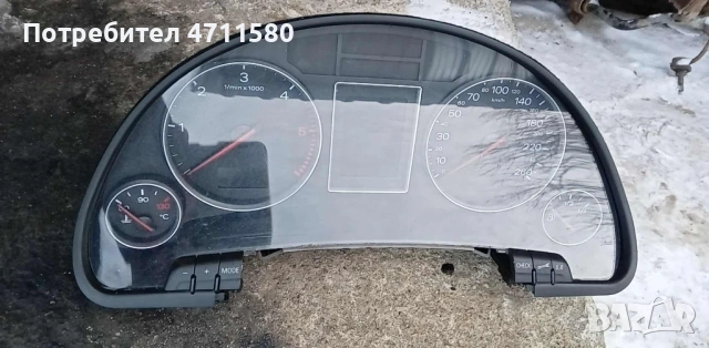 Табло километраж за Ауди А4 2.5 TDI 163к.с 2003г, снимка 2 - Части - 53340105