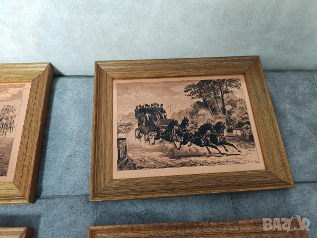 Гравюри върху мед, картина 31/25 см, снимка 3 - Картини - 52697189