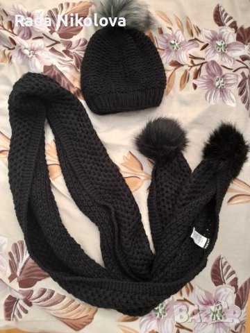 Шал и шапка 