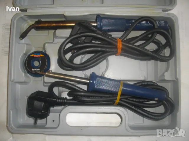 НЕМСКИ ЕЛЕКТРИЧЕСКИ ПОЯЛНИК 2 БРОЯ КОМПЛЕКТ 25W/80W KING CRAFT В КУФАРЧЕ