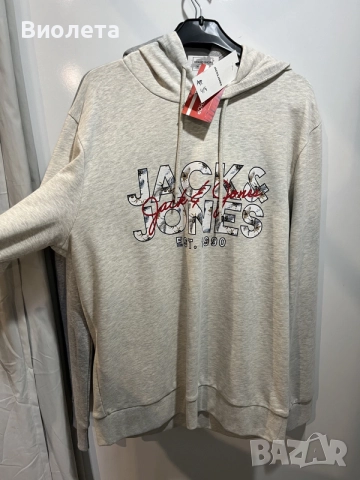 Мъжко худи Jack& Jones размер М, Л и Хл, снимка 5 - Якета - 56253805