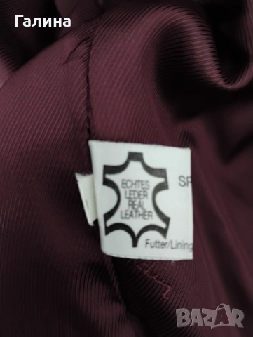 Яке от естествена кожа Pierre Cardin и топла грейка за  20 лв, снимка 6 - Якета - 53219828