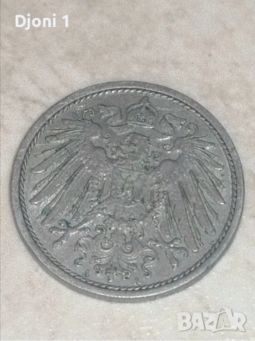 10 pfennig Deutsches Reich 1913, снимка 2 - Нумизматика и бонистика - 53274867