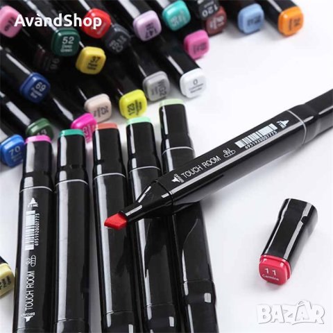 Двустранни цветни маркери, снимка 4 - Рисуване и оцветяване - 42233144