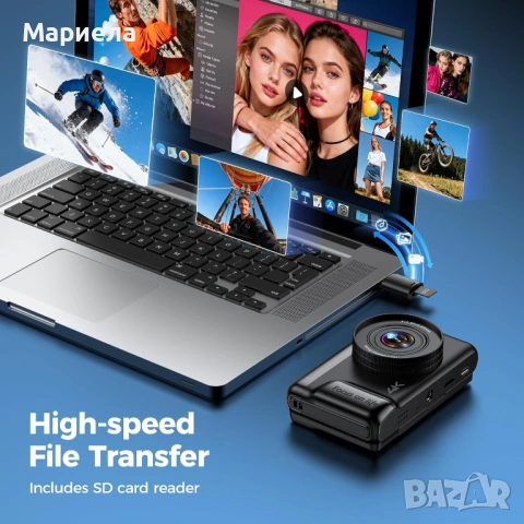 4К цифров фотоапарат: 64MP, снимка 6 - Друга електроника - 53495617