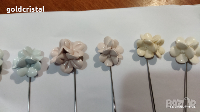 порцелан  брошка игла , снимка 12 - Антикварни и старинни предмети - 39553988
