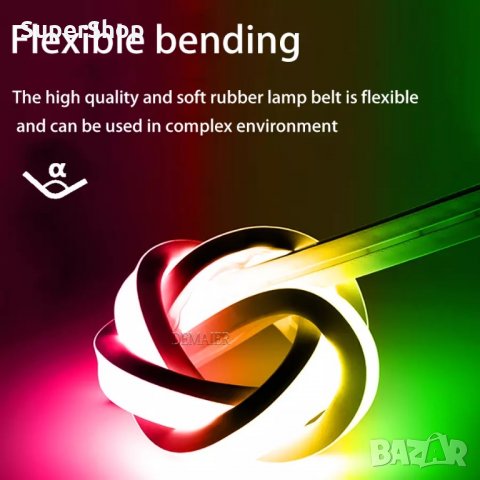 Premium 5M LED RGB Неонов Маркуч Лента Водоустойчив украса маркучи, снимка 5 - Лед осветление - 34776042