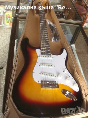 Електрическа китара с кабел и тремоло, снимка 11 - Китари - 47839432