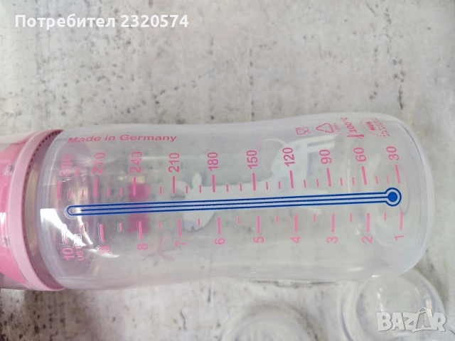 Бутилка NUK, снимка 2 - Прибори, съдове, шишета и биберони - 53295552