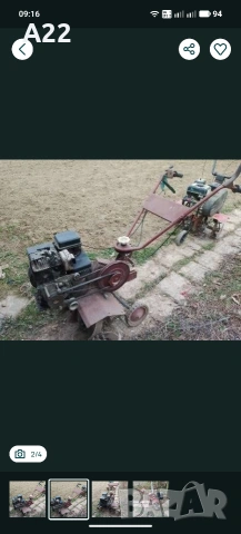 Мотофреза Тракия двигател бригс стратон briggs & stratton 5hp, снимка 3 - Селскостопанска техника - 53312622