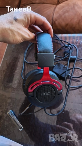Геймърски слушалки AOC, снимка 3 - Слушалки и портативни колонки - 52876232