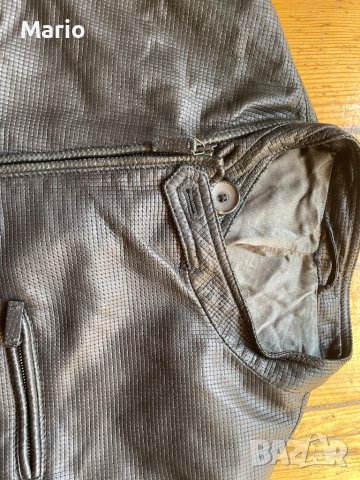 Giorgio Armani кожено яке L, снимка 12 - Якета - 42054497