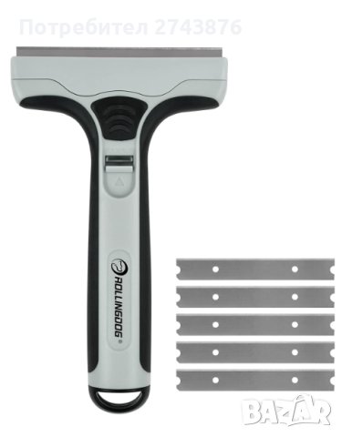 ШИРОКА ШПАТУЛА -10СМ, К-Т С 6 НОЖЧЕТА ЗА ПОЧИСТВАНЕ ПЛОТА НА КЕРАМИЧНИ И ИНДУКЦИОННИ КОТЛОНИ, снимка 1