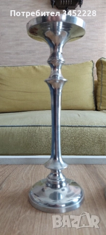 свещници за ценители два броя височина 26см и 21см , снимка 5 - Декорация за дома - 51472381