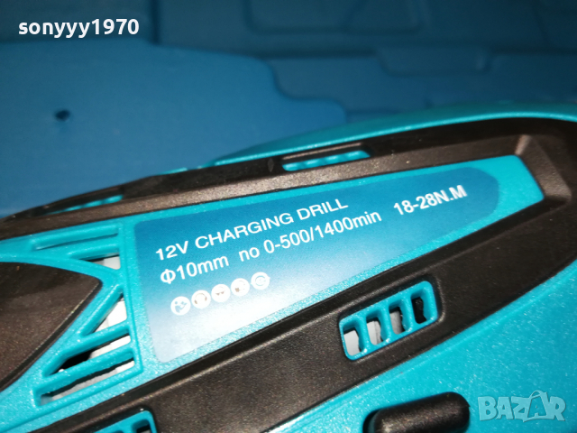 makita li-ion 12v+charger+2x battery 0104221647, снимка 12 - Куфари с инструменти - 36309893