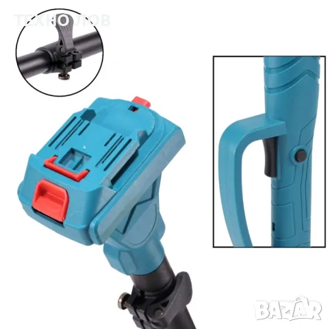 Акумулаторна лозарска ножица, верижен трион и телескопичен прът 3в1-48V+2батерии , снимка 12 - Градинска техника - 49645539