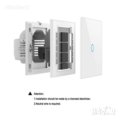 Alexa WiFi превключвател за осветление, снимка 2 - Други - 53772085