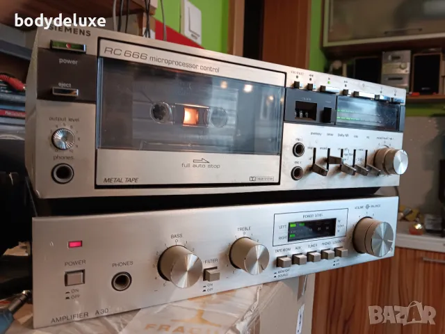 MBO amplifier A30 & Siemens RC666 усилвател + дек, снимка 5 - Ресийвъри, усилватели, смесителни пултове - 48162688