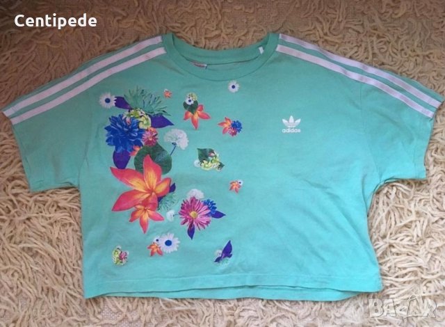 Кроп тениска Adidas Originals, снимка 1