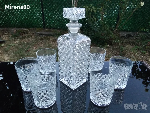 * Bohemia * - кристален сервиз за уиски НОВ !, снимка 3 - Сервизи - 56035138