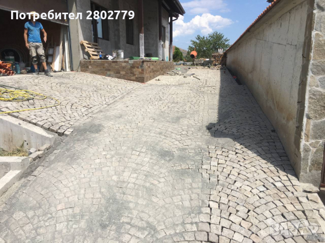 Редене на гранитни павета, бетонни павета, бордюр, тротоарни плочии други., снимка 11 - Ремонти на къщи - 36386835