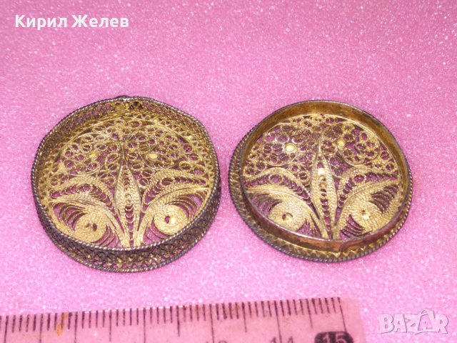 СТАРИННА АЖУРНА СРЕБЪРНА КУТИЙКА МЕДАЛЬОН ФИЛИГРАННО СРЕБРО ВИСОКА ПРОБА РЪЧНА РАБОТА УНИКАТ 43079, снимка 16 - Антикварни и старинни предмети - 44394170