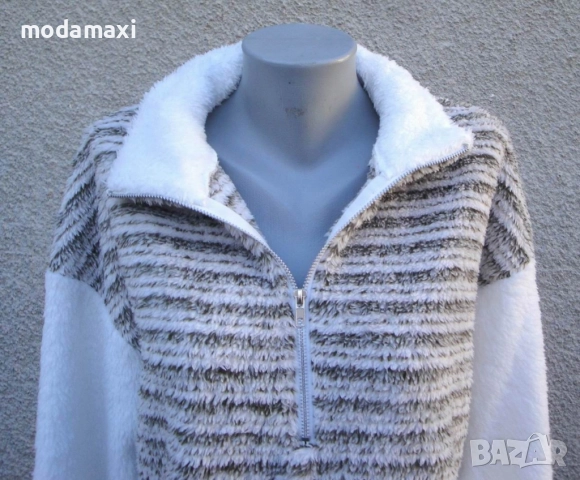3XL Нов пухкав полар , снимка 3 - Суичъри - 52818993