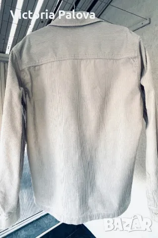 Джинсова връхна риза-яке H&M унисекс, снимка 6 - Ризи - 48782851