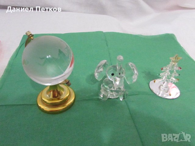 кристални фигурки на животни и синя бонбониера, снимка 3 - Други ценни предмети - 41320547