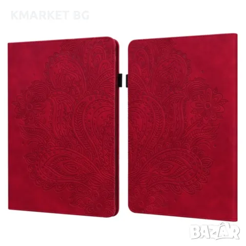 Amazon Kindle Parperwhite 6 2022 Peacock Embossed Pattern Кожен Калъф и Стилус, снимка 3 - Калъфи, кейсове - 48271810