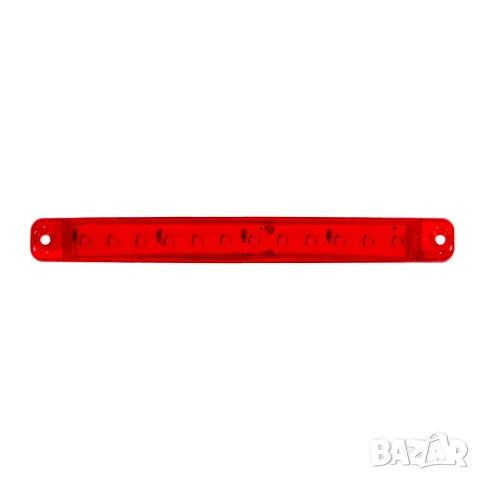 LED габарит 12 LED 170 mm 12-24V с червена светлина