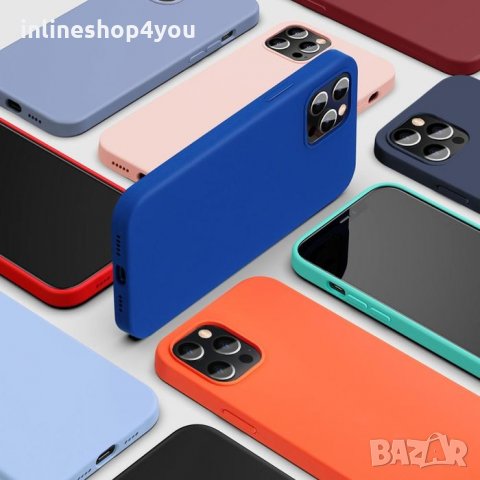 Матов Силиконов Кейс за Apple iPhone 13 / 13 Pro / 13 Mini / Pro Max, снимка 4 - Калъфи, кейсове - 34388958