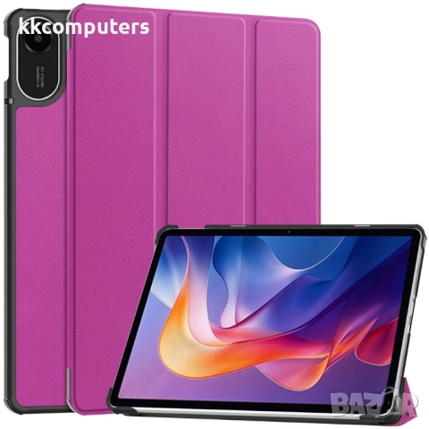 ENKAY HAT PRINCE Калъф със Стойка за Xiaomi Redmi Pad 2 - PU Кожа, Авто Wake/Sleep, Протектор, 7 Цвя, снимка 4 - Калъфи, кейсове - 52144271